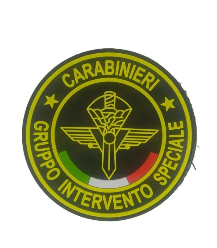 Parche Hook and loop PVC - Carabinieri Gruppo Intervento Speciale 8cm