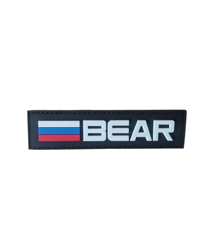 Parche Hook and Loop PVC BEAR Rusia - Gemelolandia