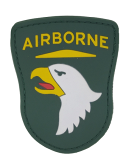 Parche Hoop and Loop PVC 101 US Airborne 8x6,5cm
