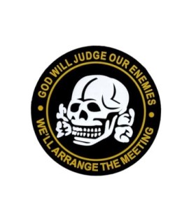 Parche PVC Hook and Loop Calavera Totenkopf - Edición Limitada - 8 x 8 cm