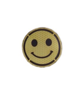 Parche reflectante de Carita feliz  Smiley Face  Amarillo