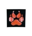 Parche Reflectante Hook and Loop Bear Paw Naranja y Negro 5x5cm