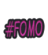 Parche Termoadhesivo FOMO 8x4 cm