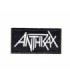 Parche Termoadhesivo Anthrax white 8x4cm