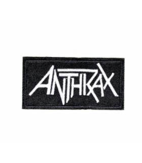 Parche Termoadhesivo Anthrax white 8x4cm