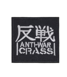 Parche Termoadhesivo Anti-War Crass 5,5x5,5 cm