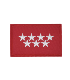 Parche Termoadhesivo Bandera Comunidad de Madrid 7,5x5cm