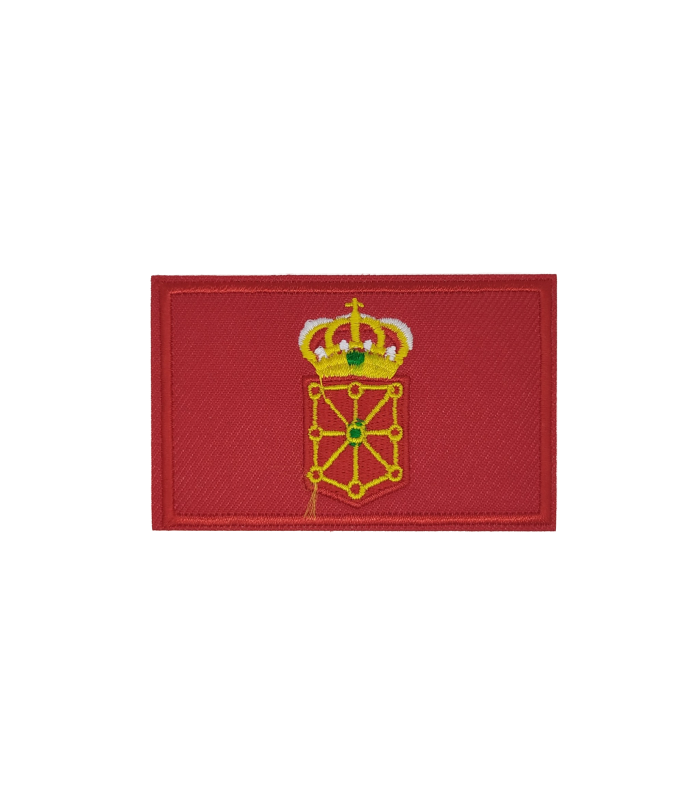 Parche Termoadhesivo Bandera Comunidad Foral de Navarra 7,5x5cm