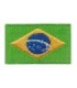 Parche Termoadhesivo Bandera de Brasil 6cm