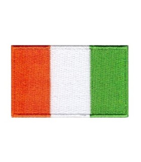 Parche Termoadhesivo Bandera de Costa de Marfil 6cm