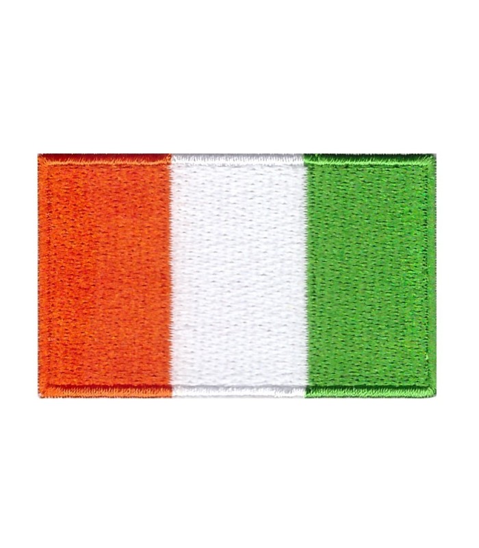 Parche Termoadhesivo Bandera de Costa de Marfil 6cm