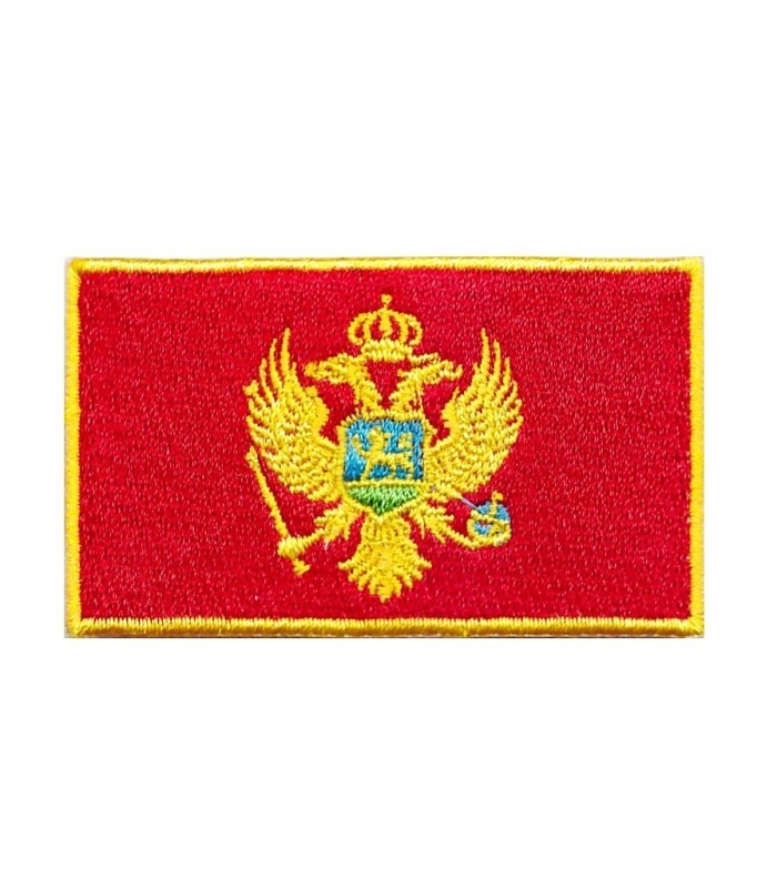 Parche Termoadhesivo Bandera de Montenegro 6cm