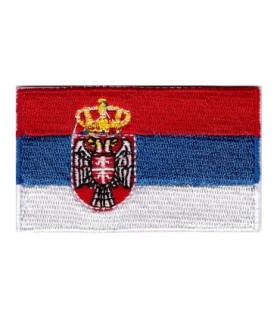 Parche Termoadhesivo Bandera de Serbia 6cm