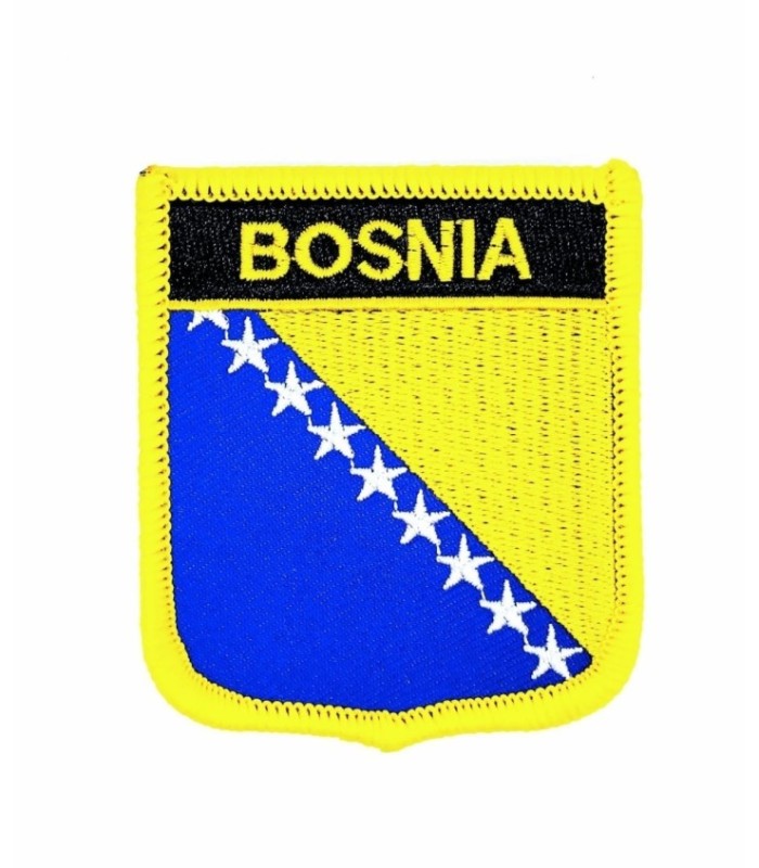 Parche Termoadhesivo Bandera escudo Bosnia 7x6 cm