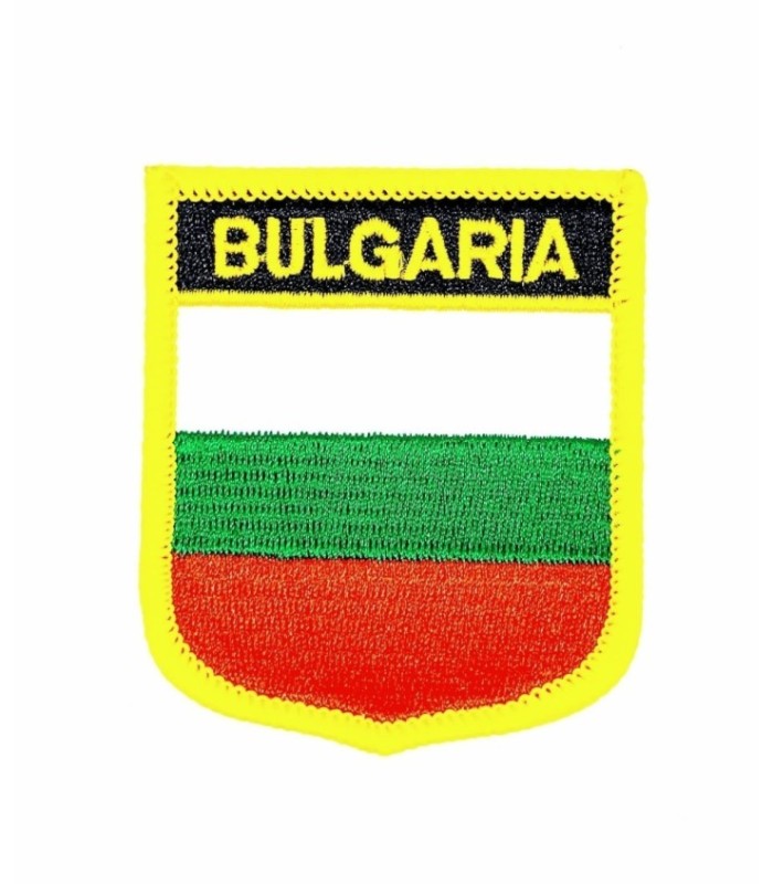 Parche Termoadhesivo Bandera escudo Bulgaria 7x6 cm