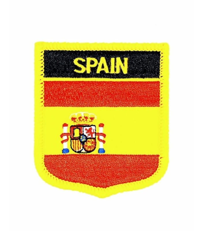 Parche Termoadhesivo Bandera escudo España 7x6 cm