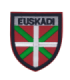 Parche Termoadhesivo Bandera Escudo Euskadi 7,8x7cm