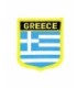 Parche Termoadhesivo Bandera escudo Grecia 7x6 cm