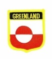 Parche Termoadhesivo Bandera escudo Groenlandia 7x6 cm