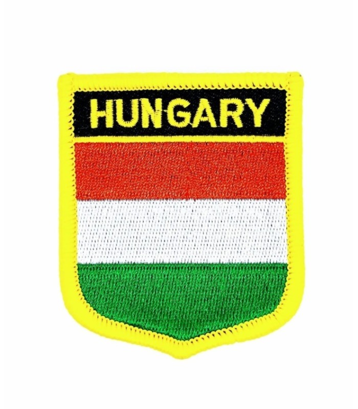 Parche Termoadhesivo Bandera escudo Hungria 7x6 cm