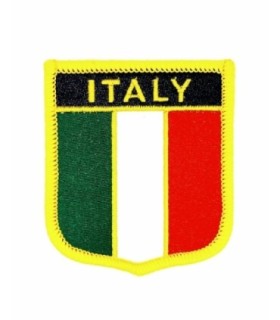 Parche Termoadhesivo Bandera escudo Italia 7x6 cm