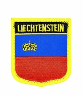 Parche Termoadhesivo Bandera escudo Liechtestein 7x6 cm