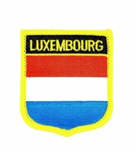 Parche Termoadhesivo Bandera escudo Luxemburgo 7x6 cm