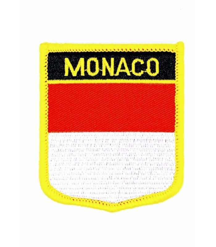 Parche Termoadhesivo Bandera escudo Monaco 7x6 cm
