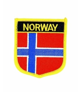 Parche Termoadhesivo Bandera escudo Noruega 7x6 cm