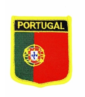 Parche Termoadhesivo Bandera escudo Portugal 7x6 cm