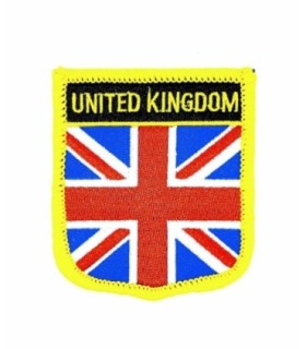 Parche Termoadhesivo Bandera escudo Reino Unido 7x6 cm