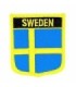 Parche Termoadhesivo Bandera escudo Suecia 7x6 cm