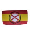 Parche Termoadhesivo Bandera España Lema Tercios de Flandes mod 2 8x4,5cm
