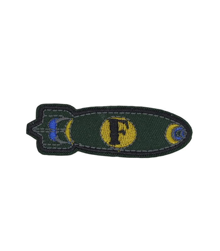 Parche Termoadhesivo Bomba  F  7x2 cm