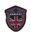 Parche Termoadhesivo Brittish Shield 7x5,5 cm
