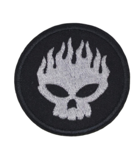 Parche Termoadhesivo Calavera Ardiendo 5,5 cm