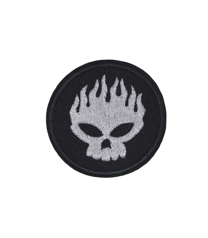 Parche Termoadhesivo Calavera Ardiendo 5,5 cm