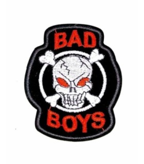 Parche Termoadhesivo Calavera bad boys 7,5x6 cm