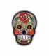 Parche Termoadhesivo Calavera Katrina brown small 7x5 cm