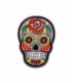 Parche Termoadhesivo Calavera Katrina brown small 7x5 cm
