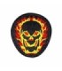 Parche Termoadhesivo Calavera on fire 6 x 5,5 cm