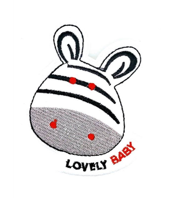Parche Termoadhesivo Cebra Lonely Baby 10x7
