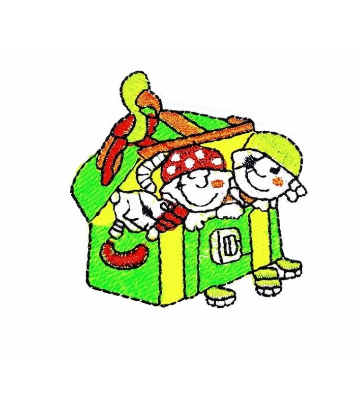 Parche Termoadhesivo Cofre del Tesoro Pirata 5cm