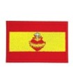 Parche Termoadhesivo de la Bandera de España Sagrado Corazon 7cm