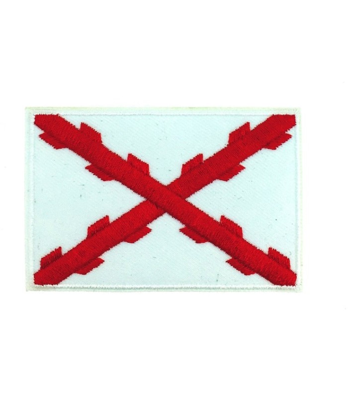 Parche Termoadhesivo de la Cruz de San Andres Cruz de Borgoña Aspas 7cm