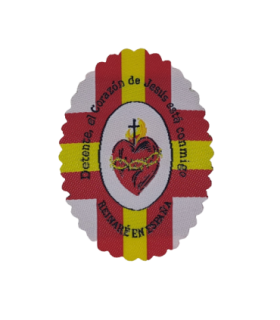 Parche Termoadhesivo Detente de Bala Carlista 5,5x4cm