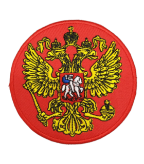 Parche Termoadhesivo Escudo de Armas Rusia 9 cm