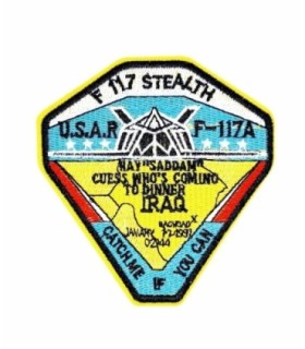 Parche Termoadhesivo F117 stealh catch me 9x9 cm