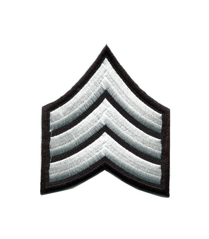 Parche Termoadhesivo Franjas Sargento 7cm