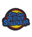 Parche Termoadhesivo Goo-Can t Destroy Streetwear 8x6,5 cm